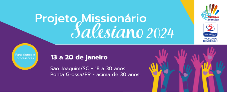 Projeto Missionário Salesiano 2024