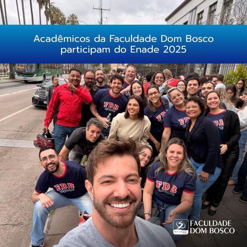 Acadêmicos da Faculdade Dom Bosco participam do Enade 2025
