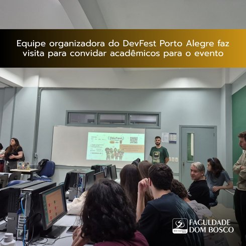 Equipe do DevFest Porto Alegre visita a FDB