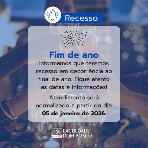 Aviso de feriado de Fim de Ano