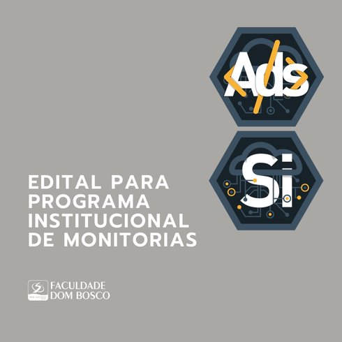 Inscrições para o Programa de Monitorias 2025/1