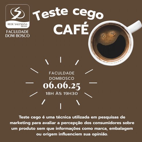 FDB promove Teste Cego de Café aberto a Comunidade Acadêmica