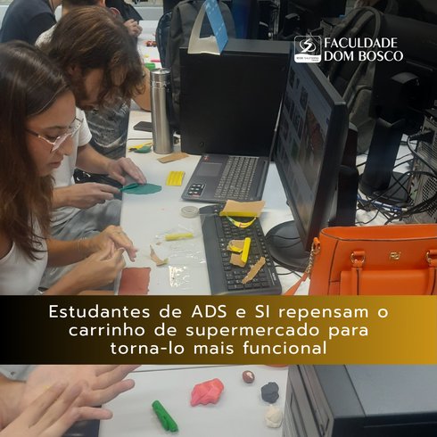 Estudantes repensam o carrinho de supermercado com foco na experiência do usuário