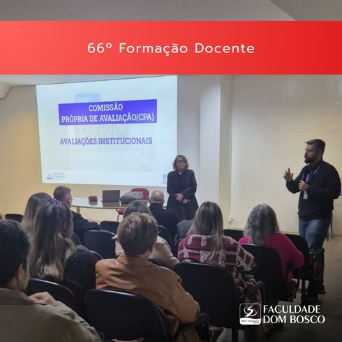 66ª Formação Docente