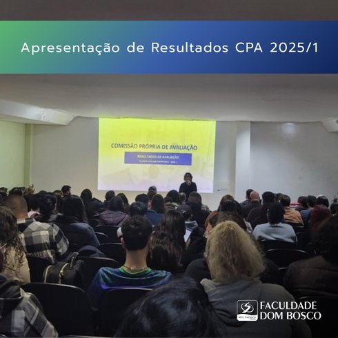 Apresentação de Resultados CPA 2025/1