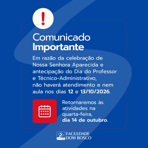 Comunicado importante de Feriado