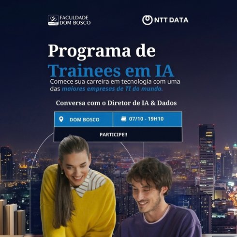 NTT DATA apresenta Programa de Trainees em IA na FDB