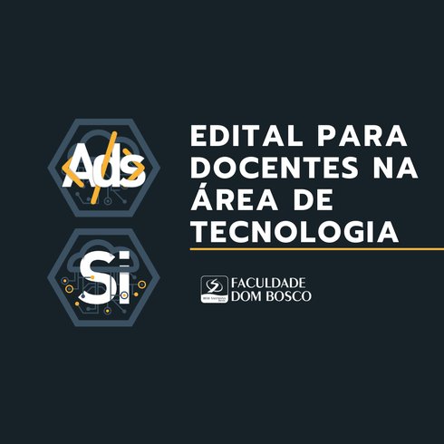 Edital de Contratação Docentes em Tecnologia