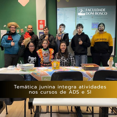Temática junina integra atividades nos cursos de TI