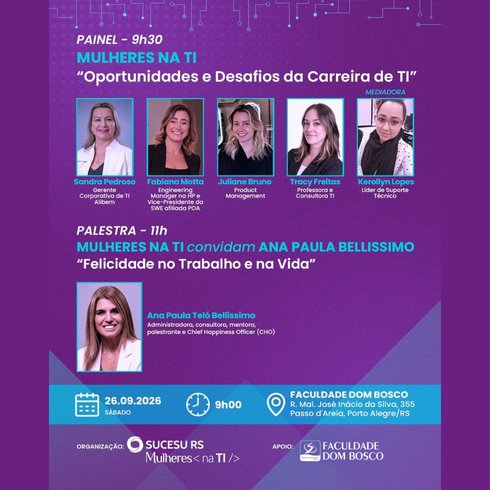 Mulheres na TI promove palestra na FDB