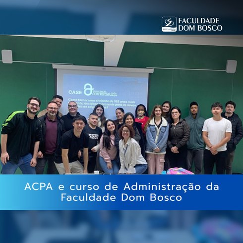 ACPA e curso de Administração da FDB